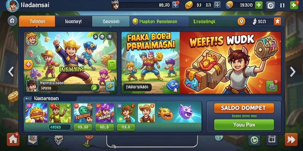 Pemandangan menakjubkan di dalam game AJR88.